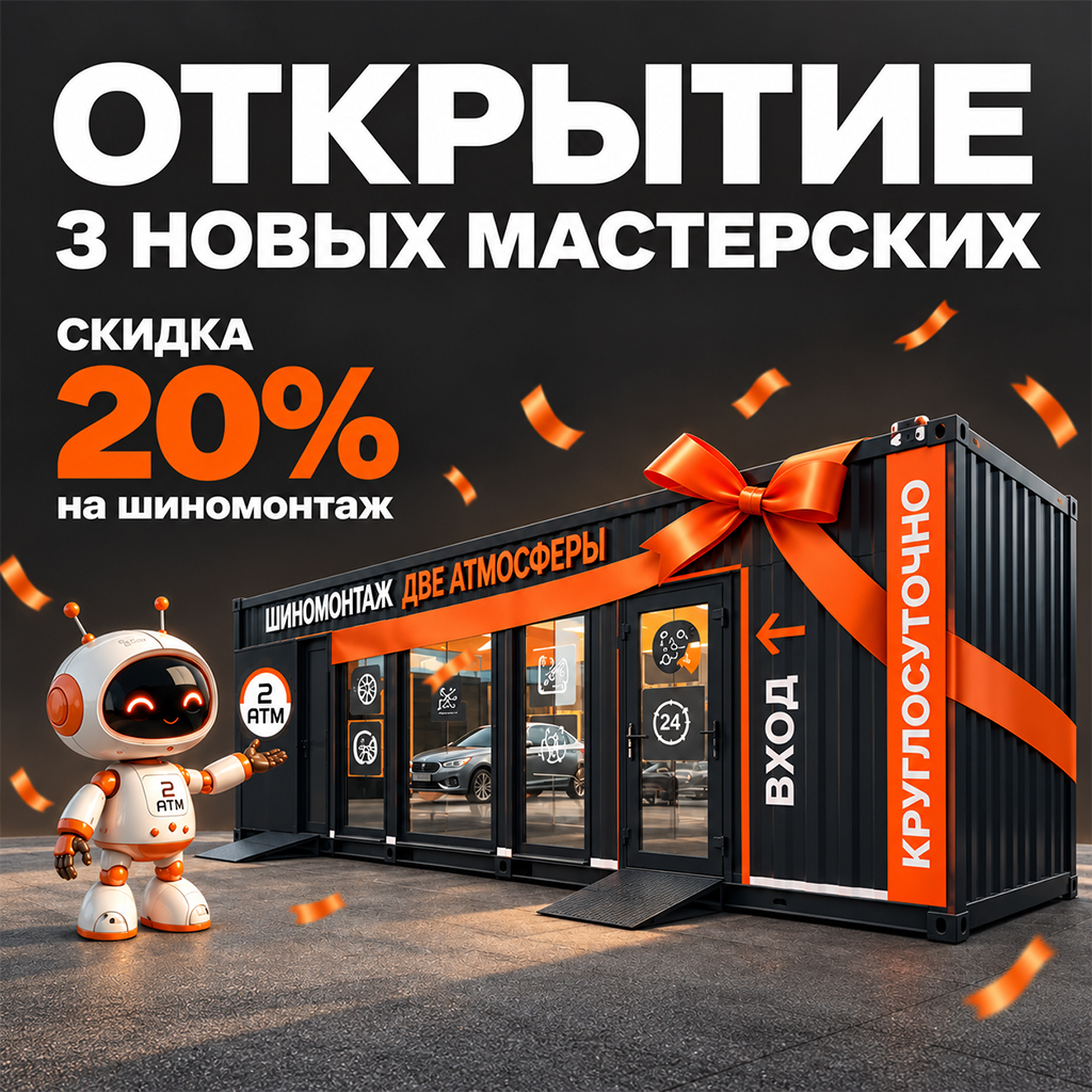 Новые мастерские по адресам: ул. Магнитогорская, 10, Мурино, Охтинская аллея, 9В и пр. Юрия Гагарина, 2А. Скидки 20%* на наши услуги в честь открытия!