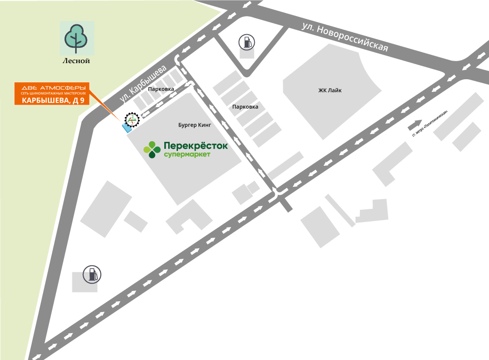 Схема проезда к мастерской